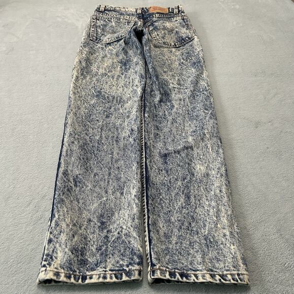 RARE 1980s Levis Galactic Wash Straight Leg Jeans Mens 27x29 Vintage 70s Acid